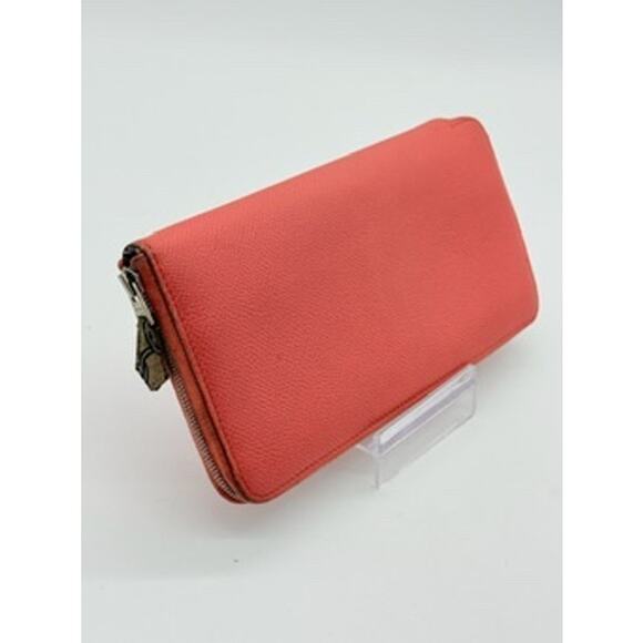 Hermes Azap Long Silk'in Flamingo Leather Wallet Pink*BEAUTIFUL CONDITION - Picture 2 of 16